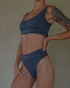 Set with panties "VELabel Graphite" - Image 2