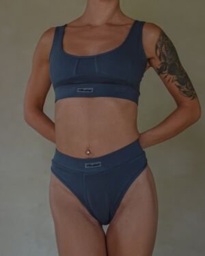 Set with panties "VELabel Graphite"