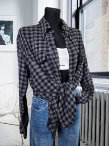Prailginti marškiniai " Dark grey" - Image 6