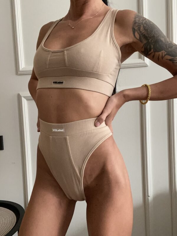 Set with panties „VELABEL Beige”