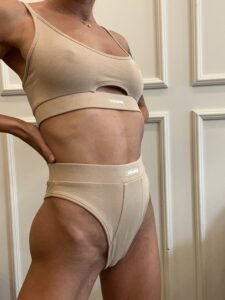 Set with panties "VELabel Slim Beige" - Image 3