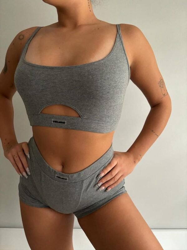 Set with boxers  "VELabel Slim Grey"