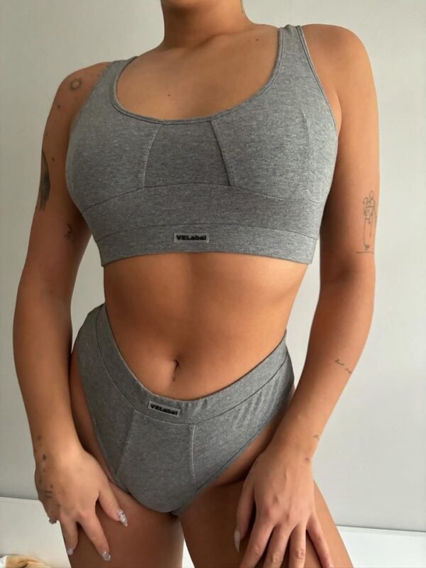 Set with panties  "VELabel Grey"