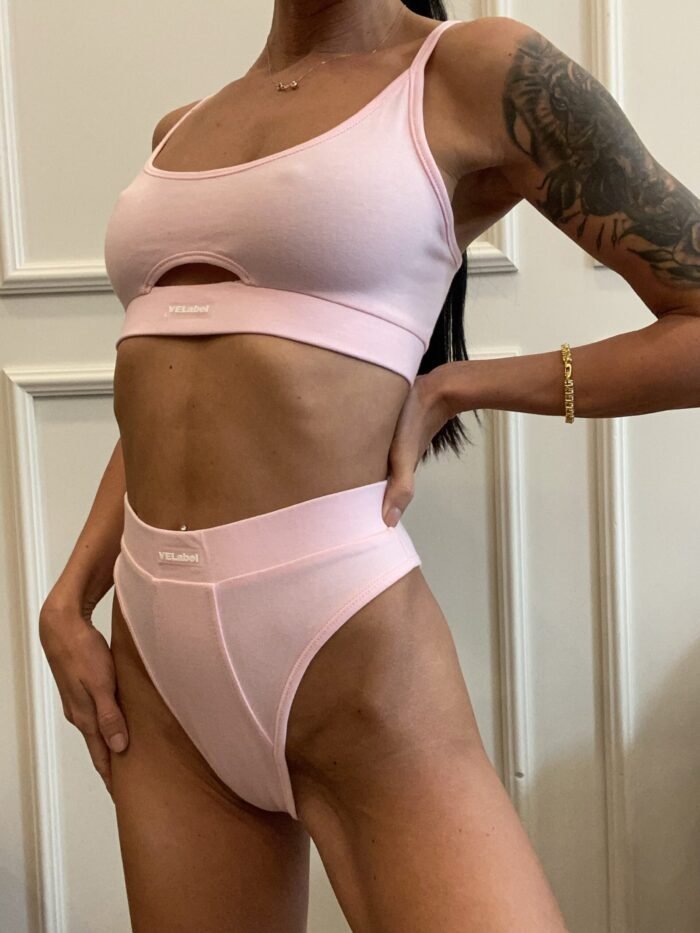 Set with panties  "VELabel Slim Pink" - Image 1