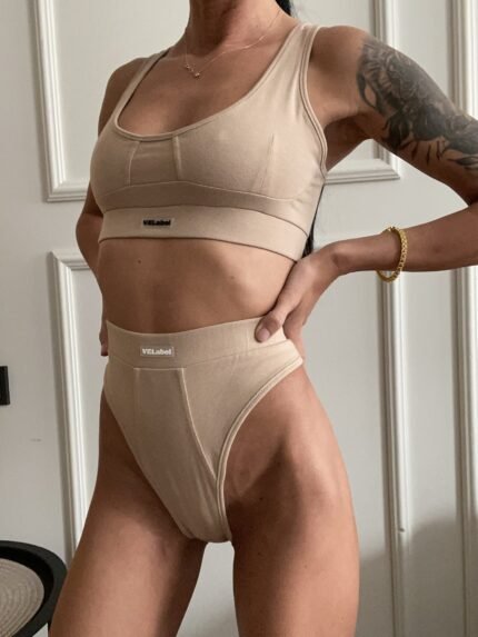 Set with panties „VELABEL Beige”