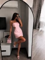 Lininė suknelė Vivid