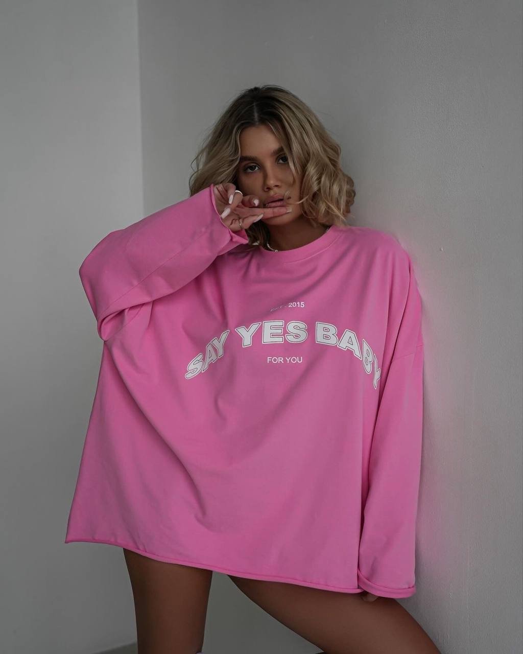 img_8862 Oversize palaidinė Say yes Baby - Image 1